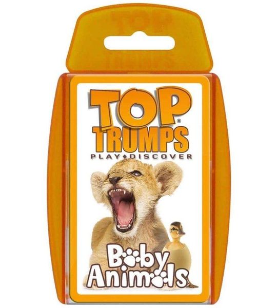 Winning Moves kaartspel baby dieren educatief spel Top Trumps