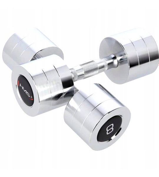 HMS Chromen Halters 2x8 kg - Fitness & Krachttraining