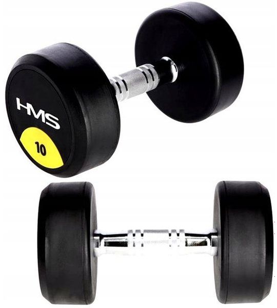 HMS HG PRO Gummenen Halter 10kg - Professioneel Krachtoefening Gewicht