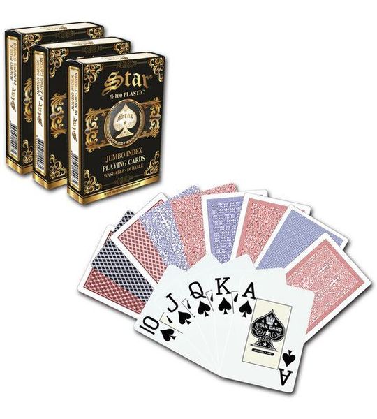 Star Poker Jumbo Index Casino Playing Cards Professionele Speelkaarten