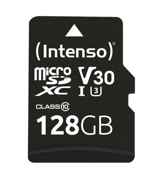 Intenso microSD Card UHS-I Professional 128GB Micro SD-kaart Zwart