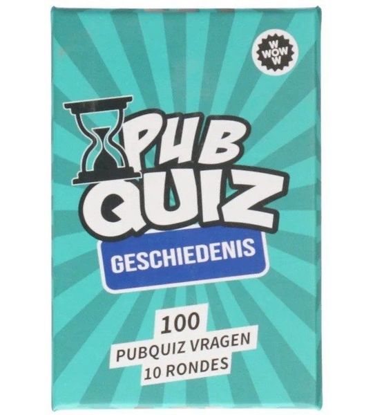 Pub Quiz Geschiedenis