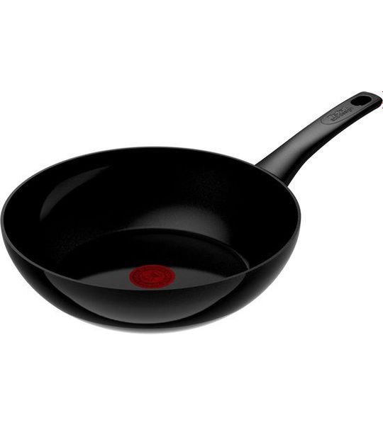 Tefal Renew On Keramische wokpan 28 cm Zwart