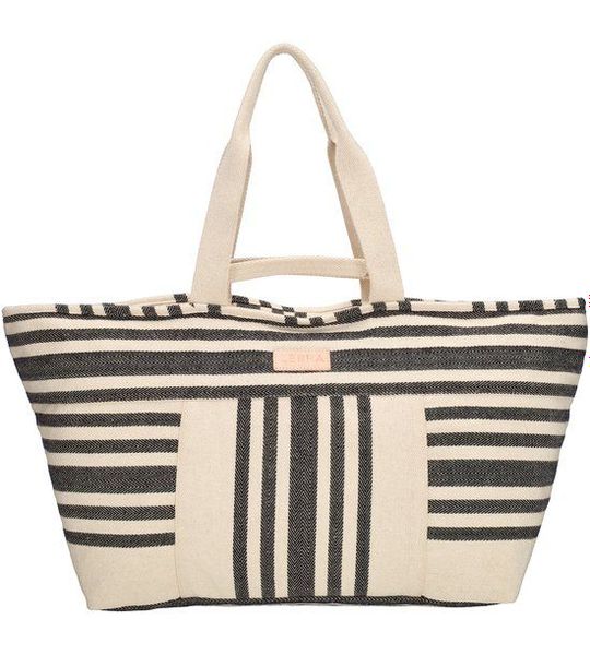 Strandtas Vintage zwart
