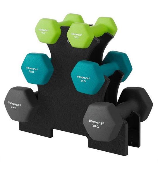 Set Dumbbells met Standaard - Merkloos Fitness Materiaal
