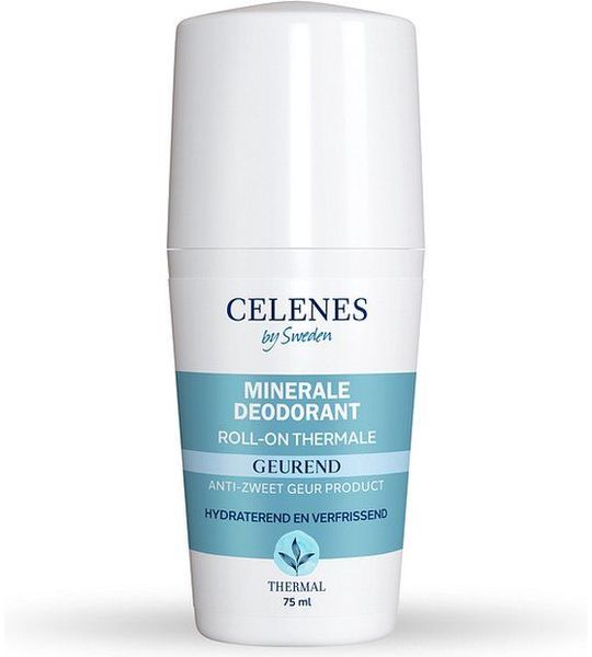 Celenes by Sweden Thermal Geurloze Minerale Roll-On Deodorant