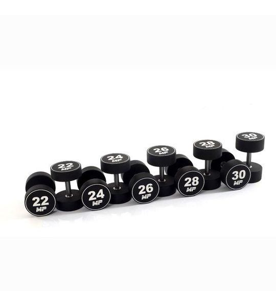 Muscle Power Urethaan Dumbbell Set - 10 x 22-30 kg