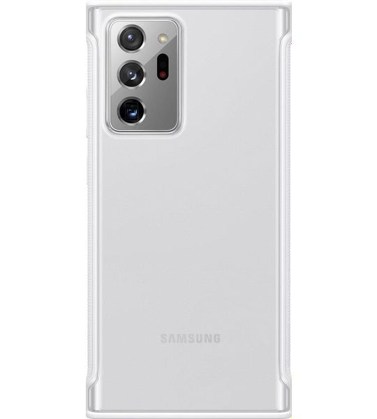 Samsung Galaxy Note 20 Ultra Clear Protective Back Cover Witte Rand