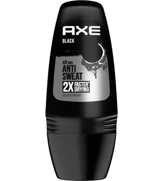 Axe Deoroller Black 48h Anti Sweat 2x Faster Drying