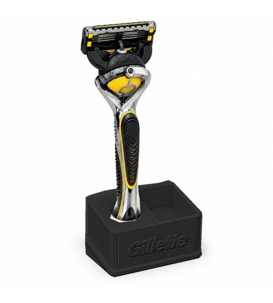 Scheermeshouder met Opbergvak – Geschikt voor Gillette – Zwart