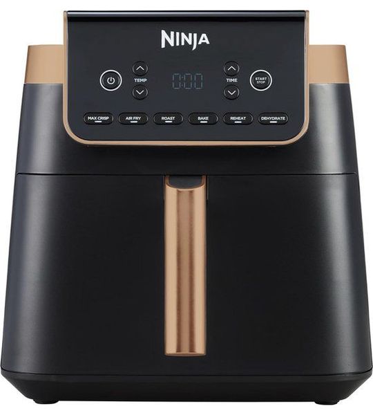Ninja MAX PRO Airfryer - Enkel - 6,2L - Vrijstaand - 2000W - Zwart - RVS
