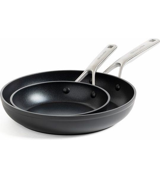 KitchenAid Forged Hardened Aluminium koekenpannenset 20+28cm
