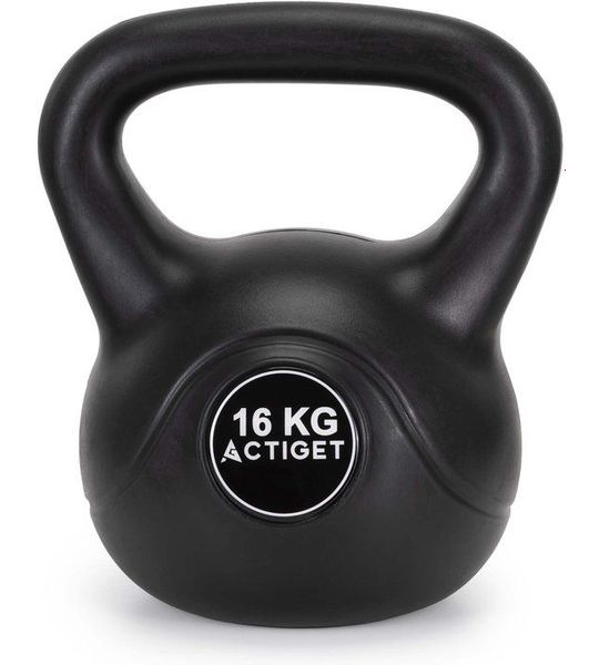 Actiget® Kettlebell | Ergonomische Handgreep | Zwart | 16 kg