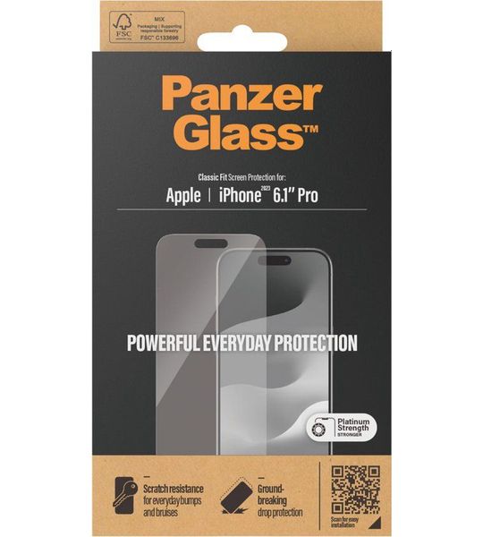 Panzerglass screenprotector Apple iPhone 2023 6.1 inch - CF- Clear