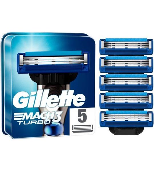 Gillette Mach3 Turbo Navul Scheermesjes