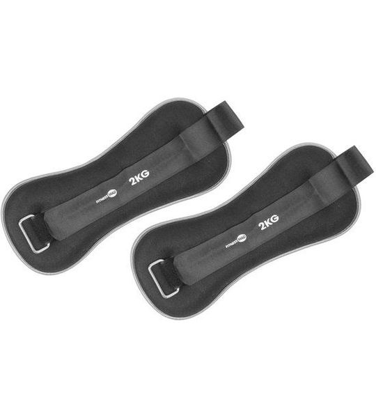 Fitness-mad Pols- En Enkelgewicht 2 Kg Neopreen Zwart 2 St