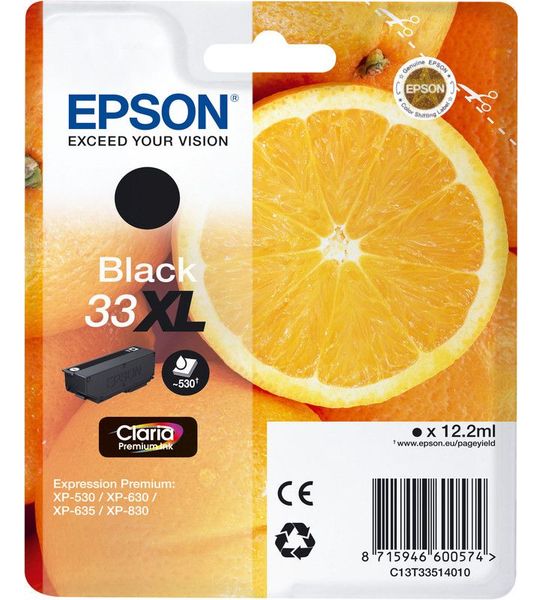 Epson 33XL Cartridge Zwart