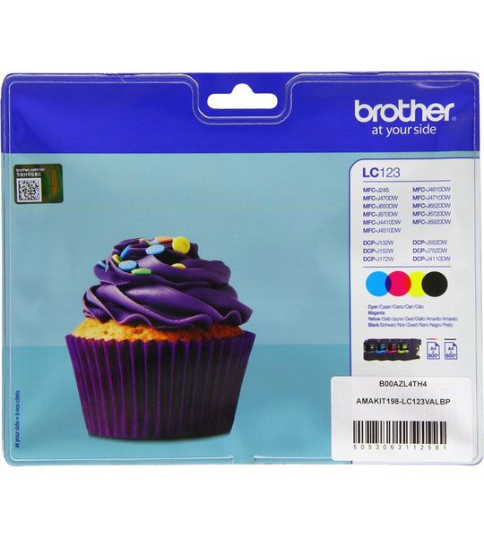 Brother LC-123 Cartridges Combo Pack