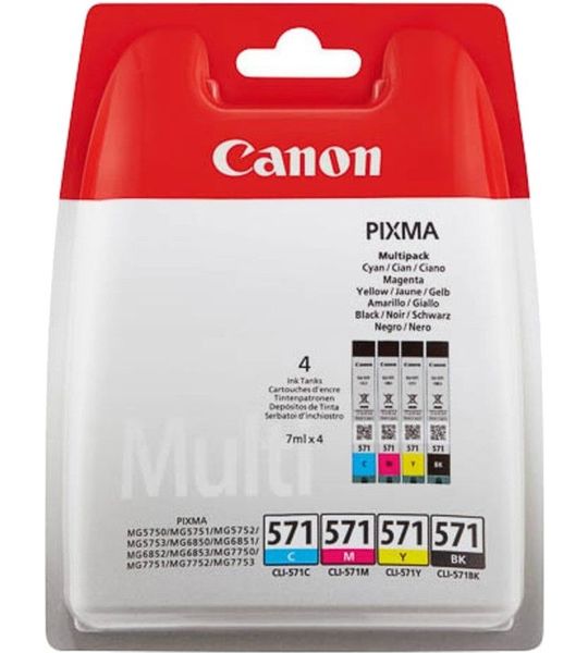Canon CLI-571 Cartridges Combo Pack