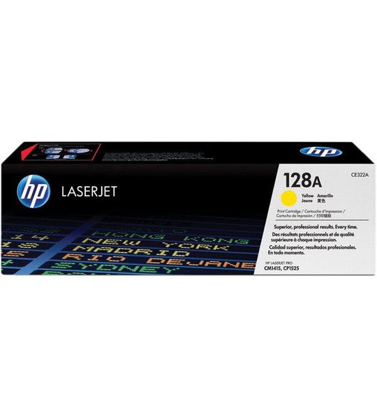 HP 128A Toner Geel