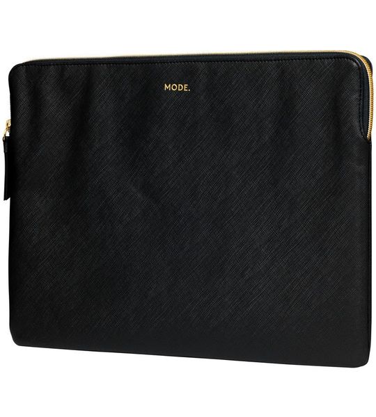 dbramante1928 Paris 15 inch Sleeve Leer Zwart