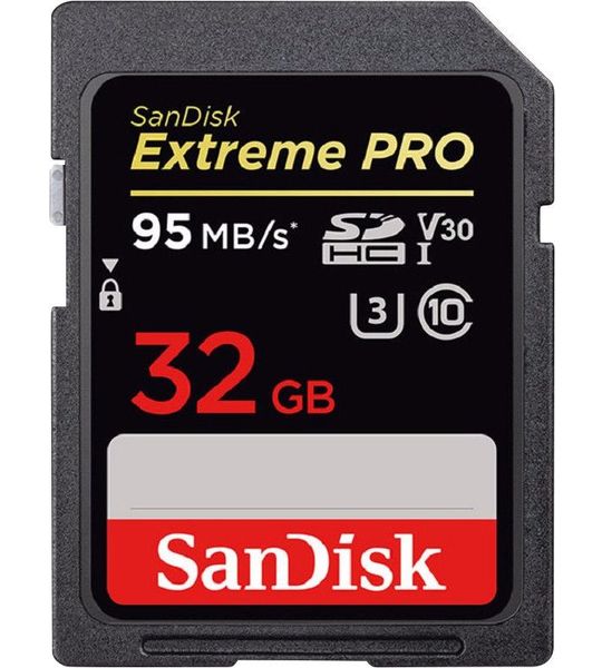 Sandisk SDHC Extreme Pro 32GB 95MB/S Class 10