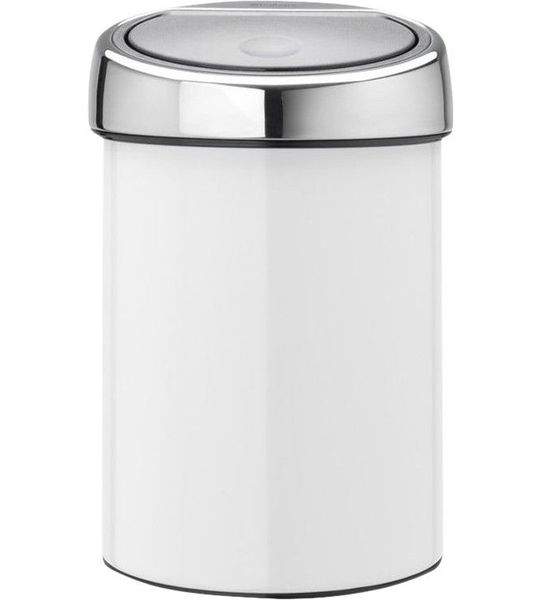 Brabantia Touch Bin 3 Liter Wit
