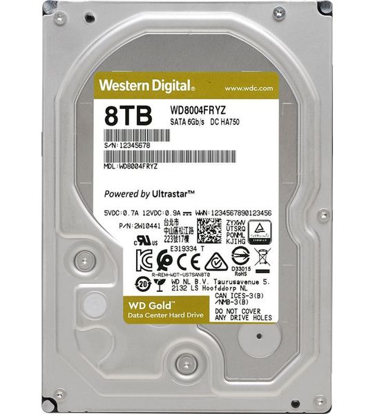 WD Gold WD8004FRYZ 8TB