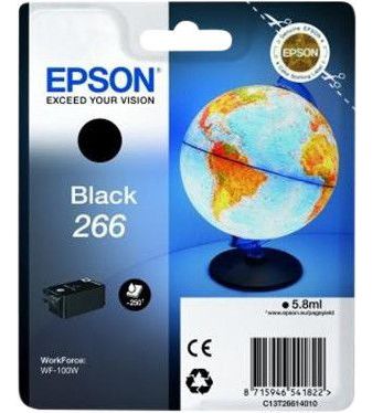 Epson 266 Cartridge Zwart