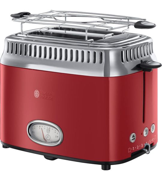 Russell Hobbs Retro Ribbon Rood Broodrooster