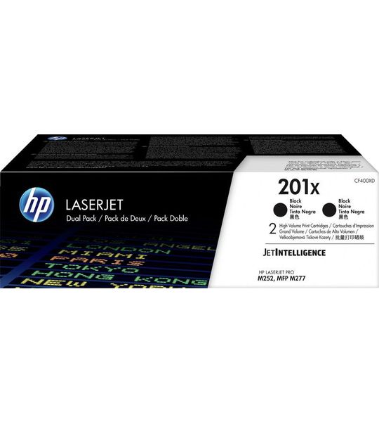HP 201X Toner Zwart Duo Pack (Hoge Capaciteit)