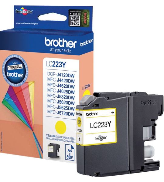 Brother LC-223 Cartridge Geel