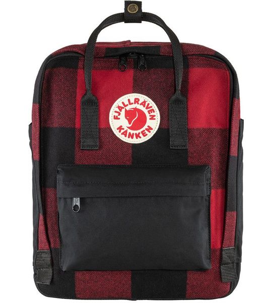 Fjällräven Kånken Re-Wool Red-Black 16L