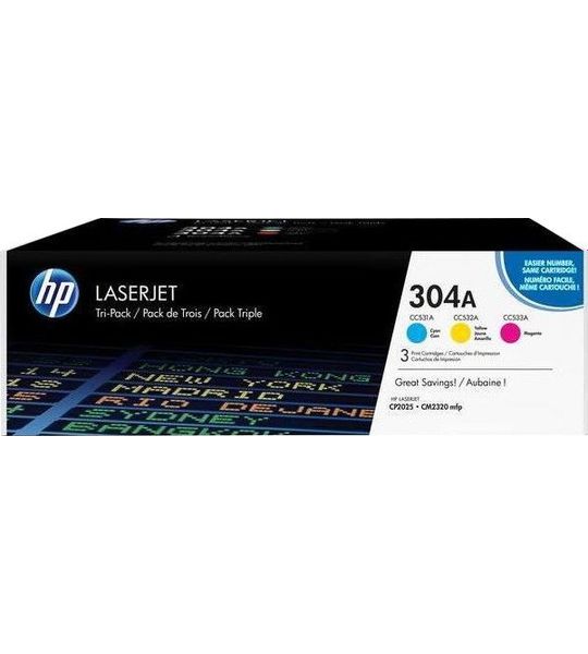 HP 304A Toners Combo Pack