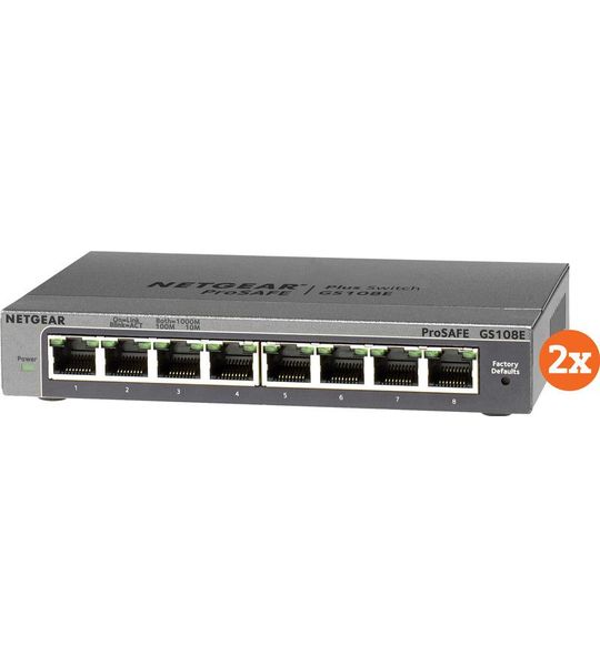 Netgear GS108E Duo Pack