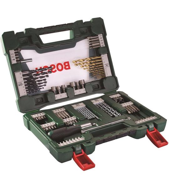 Bosch 91-delige Bit- en Borenset met Schroevendraaier en Pen