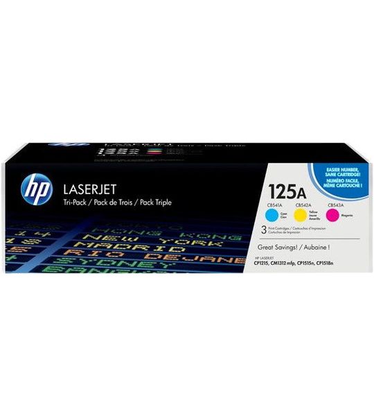 HP 125A Toners Combo Pack